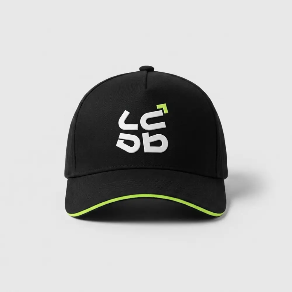 Boné americano estruturado com aba sanduíche personalizado