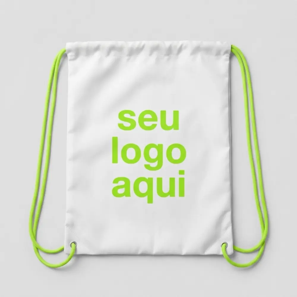 Sacochila mochila saco personalizada para eventos e brindes