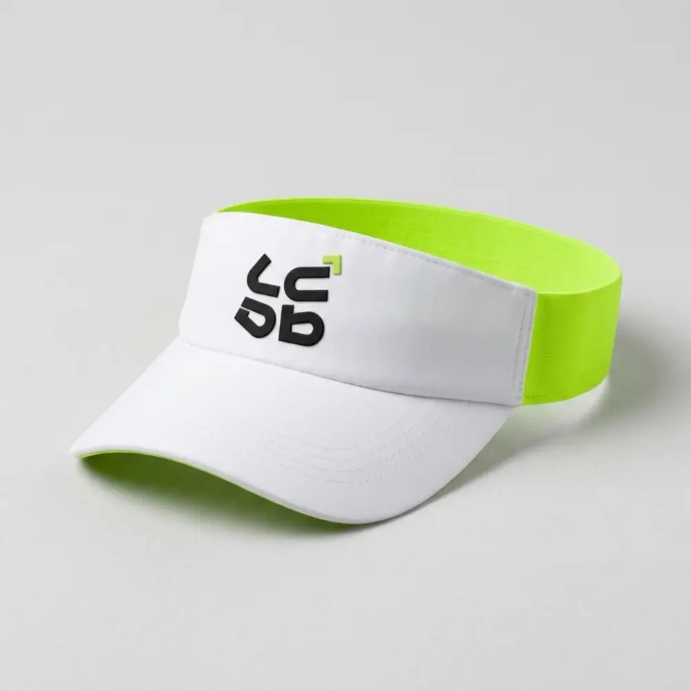 Viseira elástica personalizada para corrida e esportes
